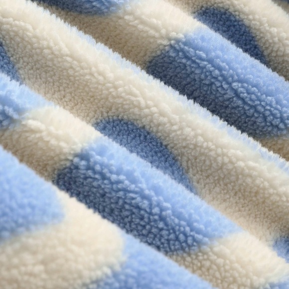 Cider Blue Heart Print Fleece Zip Jacket – Size 4 – Excellent Condition - Picture 5 of 5